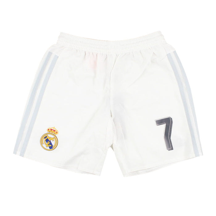 Real Madrid 2015-16 Home Shorts (#7) (7-8y) (BNWT)