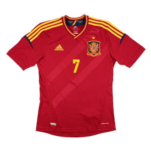 Spain 2012-13 Home Shirt (S) (Good) (Raul 7)_3