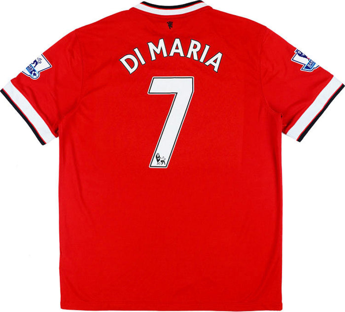 Manchester United 2014-15 Home (M) (Di Maria #7) (Good) (Good)