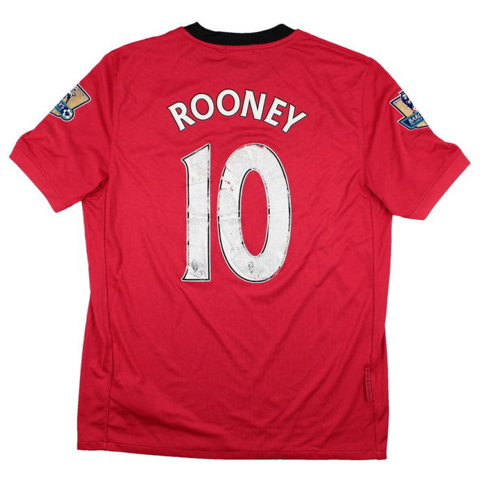 Manchester United 2009-10 Home Shirt (Rooney #10) (M) (Good)