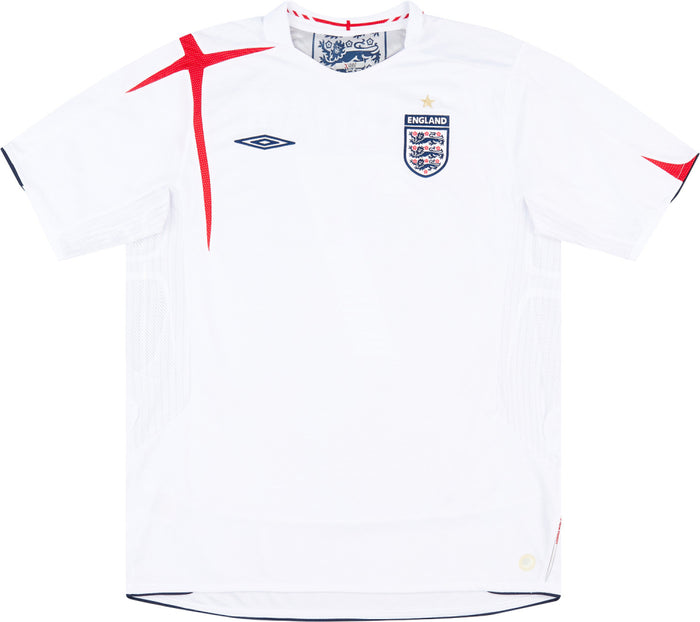 England 2007-09 Home Shirt (XLB) (Fair)