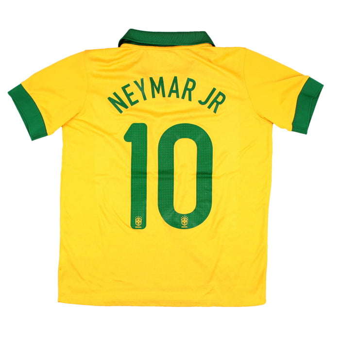 Brazil 2013-14 Home Shirt (Neymar #10) (XLB) (Excellent)