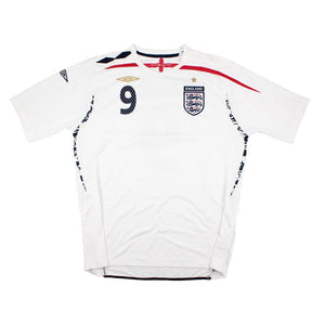 England 2007-2009 Home Shirt (XL) Rooney #9 (Good)_1