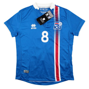 Iceland 2016-17 Home Shirt (MB) Bjarnason #8 (BNWT)_1