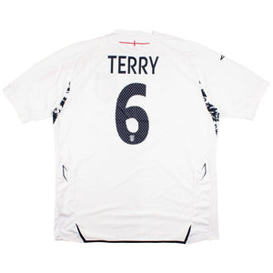 England 2007-09 Home Shirt (M) Terry #6 (Fair)_0