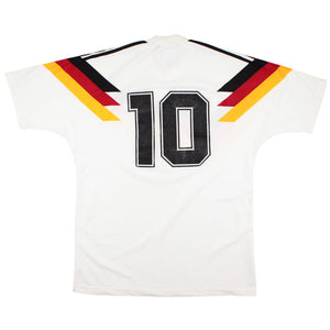 Germany 1988-1990 Home Shirt (M) #10 (Very Good)_0