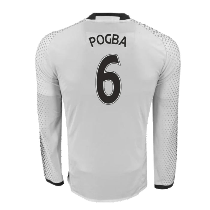 Manchester United 2016-17 Long Sleeve Third Shirt (SB) Pogba #6 (BNWT)