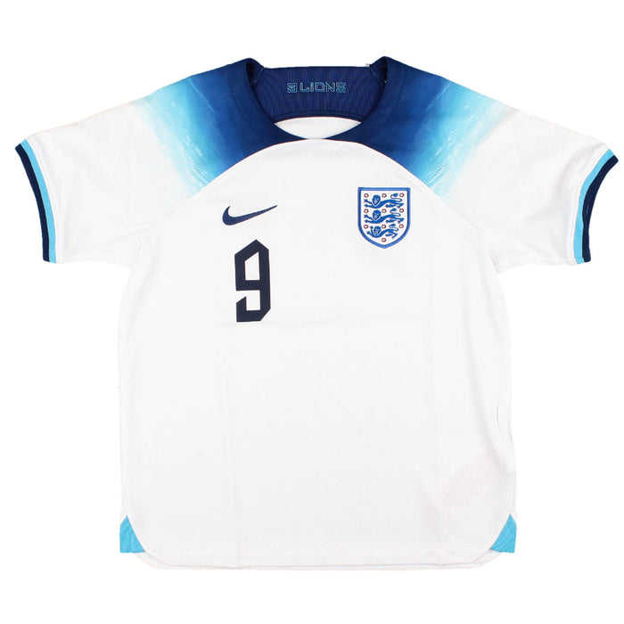 England 2022-2023 Home Shirt (Kids) (LB) #9 (Excellent)