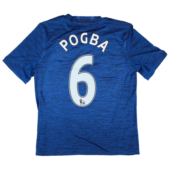 Manchester United 2016-17 Away Shirt (XLB) Pogba #6 (Very Good)