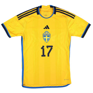Sweden 2022-23 Home Shirt (S) Gyokeres #17 (Mint)_1