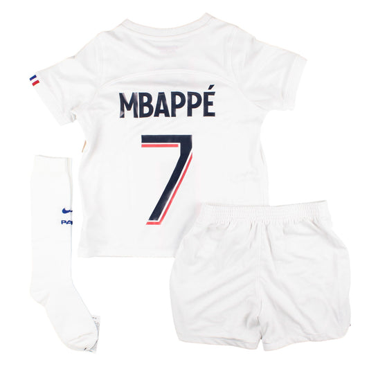 PSG 2022-23 Third Mini Kit (SB 4-5 y) Mbappe #7 (BNWT)_0
