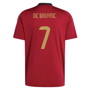 Belgium 2024-2025 Home Fan Shirt (Kids) (9-10y) (De Bruyne 7) (BNWT)_0