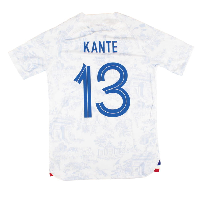France 2022-23 Away Shirt (Medium Boys) Kante #13 (Mint)
