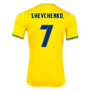 Ukraine 2021-22 Home Shirt (XXL) Shevchenko #7 (Excellent)_0