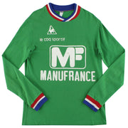 1975-76 Saint Etienne Le Coq Sportif Camiseta Local Manga Larga S