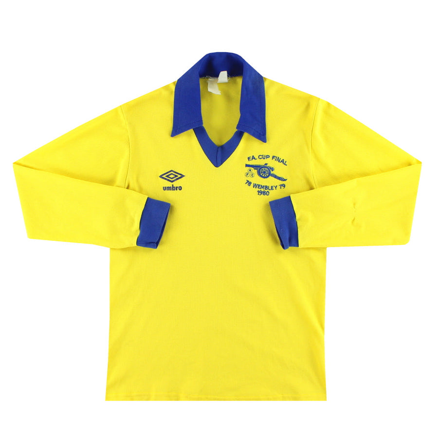 Camiseta de visitante Arsenal Umbro 'Wembley' manga larga 1978-81