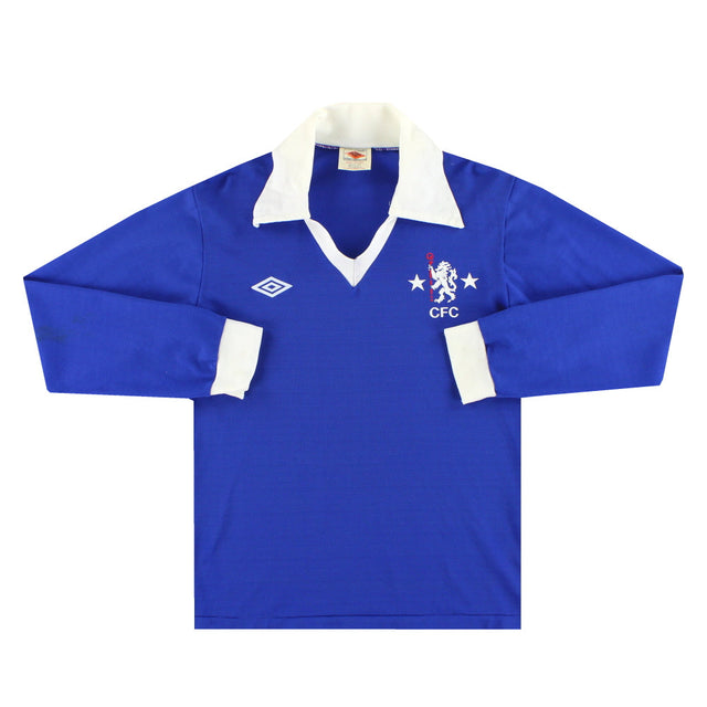 1978-81 Chelsea Umbro Home Shirt L/S *Mint* S