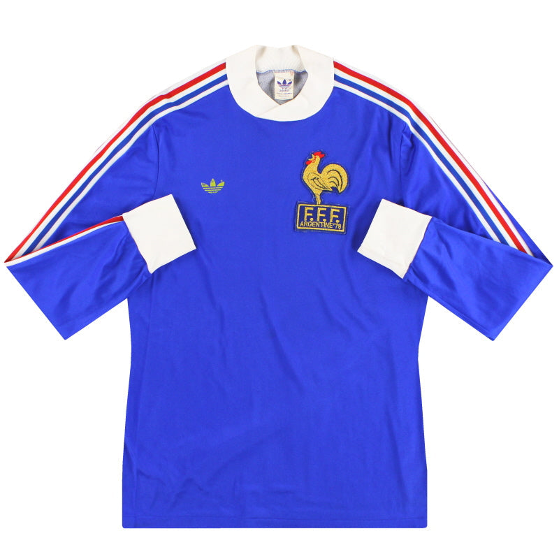 Camiseta de local de manga larga adidas 'Argentine '78' de Francia de 1978