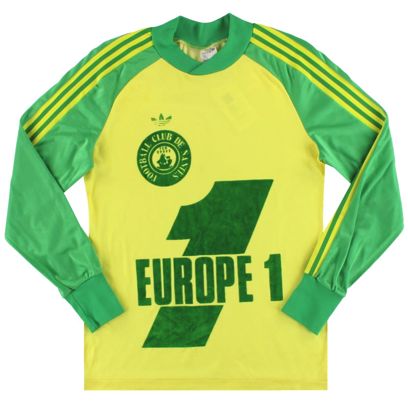 Camiseta de local de manga larga adidas del Nantes 1979-80 Talla S