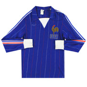 Camiseta adidas Francia Local Manga Larga 1980-82 J