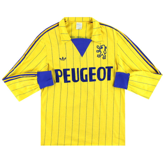 1981-82 Sochaux adidas Match Issue Home Shirt #7 L/S