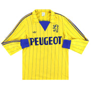1981-82 Camiseta de Local adidas del Sochaux #12 Manga Larga, Utilizada en Partido