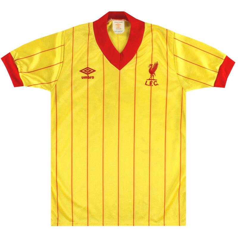 Camiseta de visitante Umbro del Liverpool 1981-84 Talla S