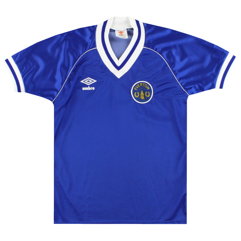 Camiseta Umbro de local del Everton 1982-83 *Impecable* S