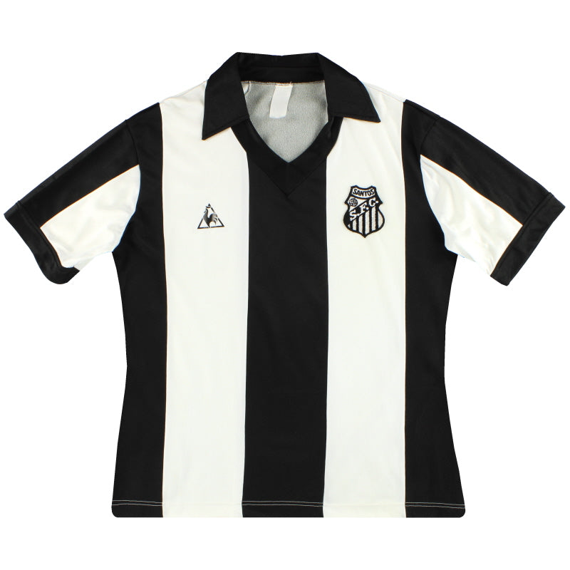 1982-83 Camiseta de visitante Le Coq Sportif Santos Talla L