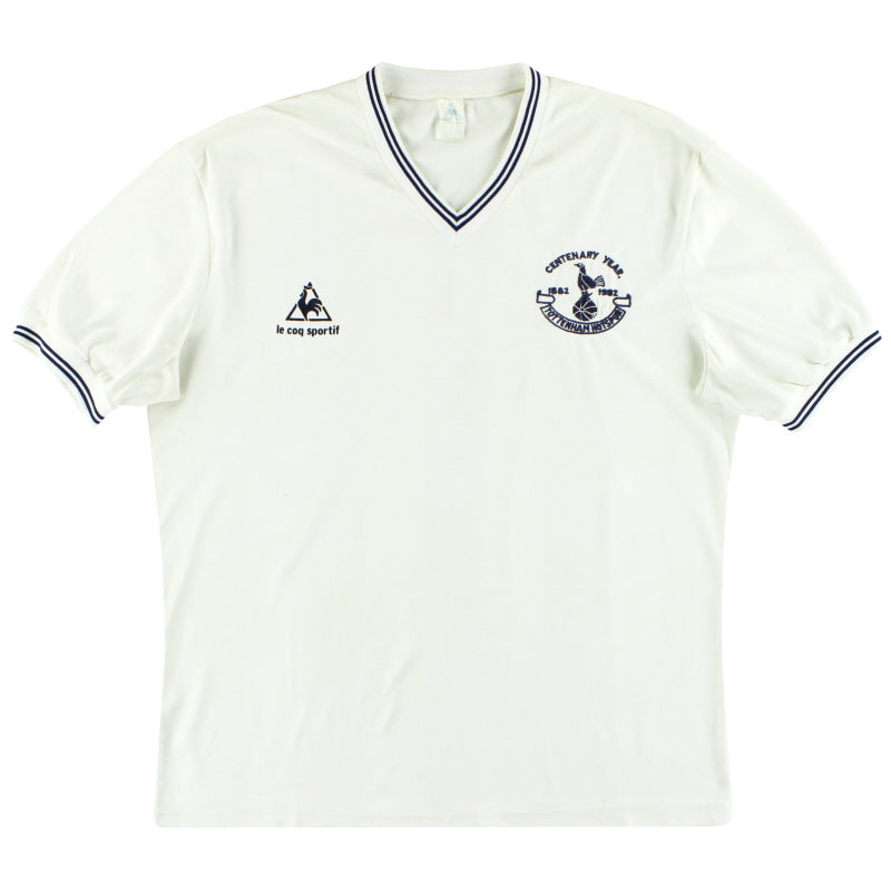 1982-83 Camiseta de local del Tottenham Le Coq Sportif Centenario Talla M