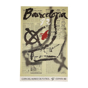 1982 Barcelona Copa Mundial de Fútbol España Impresión Original