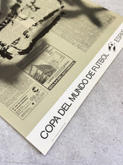 1982 Barcelona Copa Mundial de Fútbol España Impresión Original