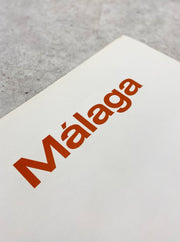 1982 Málaga Copa Del Mundo De Fútbol España Grabado Original