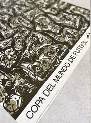 1982 Sevilla Copa Del Mundo De Futbol España Impresión Original