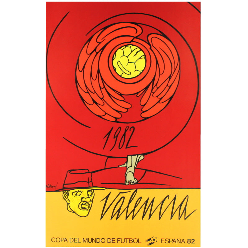 Póster Original Copa Mundial de España 1982 (Valencia)