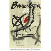 Póster original de la Copa del Mundo de España 1982 (Barcelona)