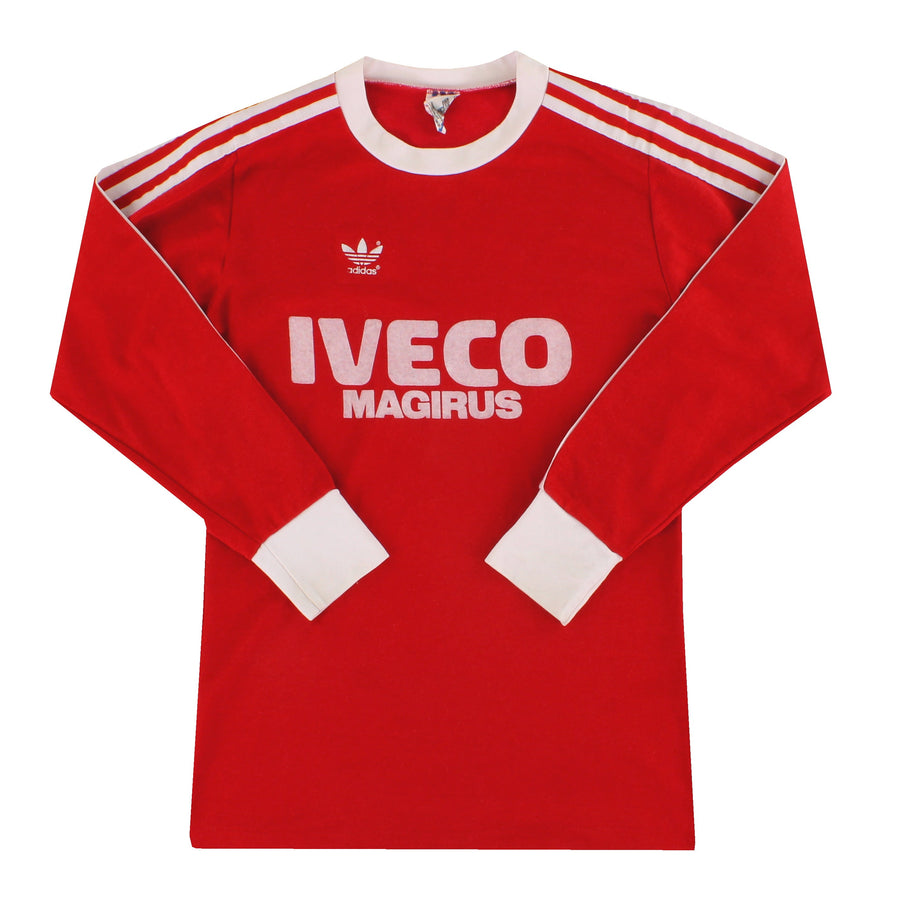 Camiseta Adidas de Local Manga Larga del Bayern Múnich 1983-84