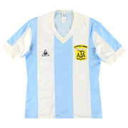 1984-86 Argentina Le Coq Sportif 'Campeon Del Mundo' Home Shirt Y - Classic Football Kit