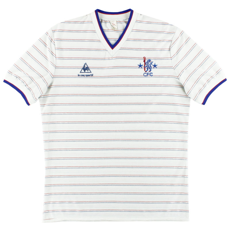 1984-86 Chelsea Le Coq Sportif Camiseta Visitante Talla L.Niño