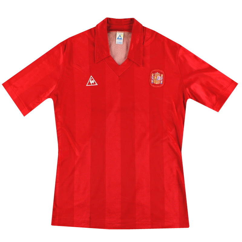 Camiseta local Le Coq Sportif de España 1984-86 *Como Nueva* L