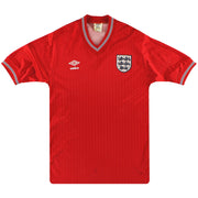 Camiseta Umbro visitante Inglaterra 1984-87 *Impecable* Niños G.