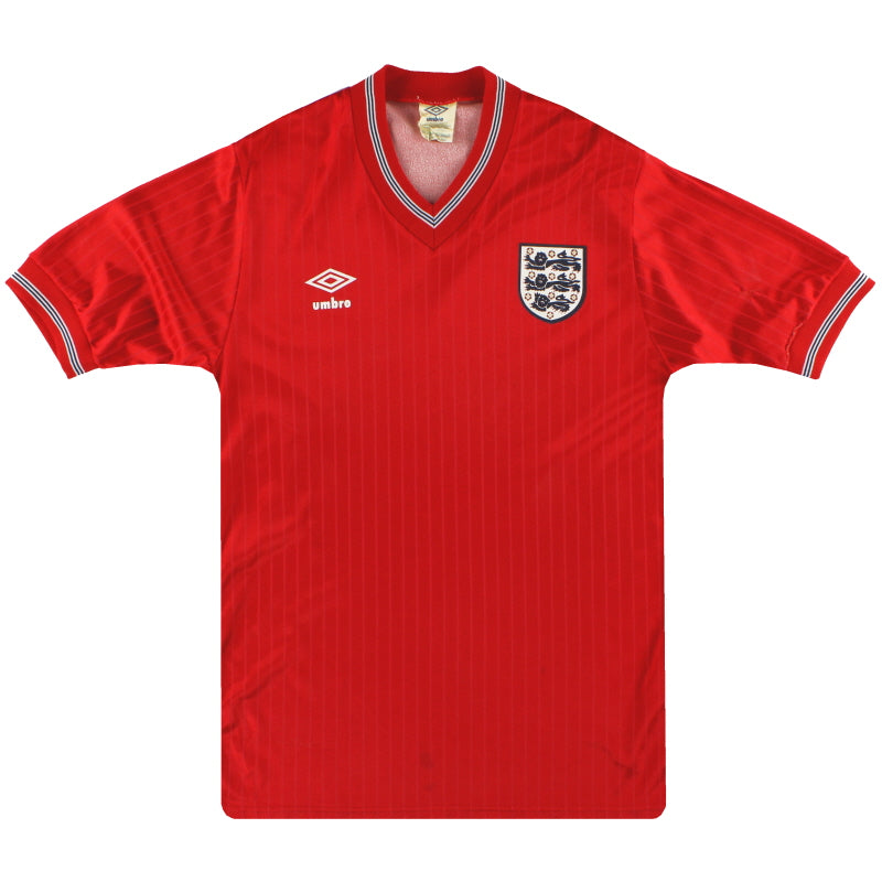 Camiseta Umbro visitante Inglaterra 1984-87 *Impecable* Niños G.