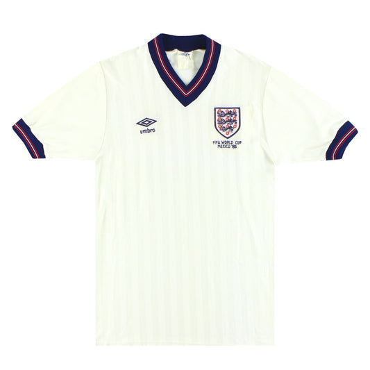 1984-87 England Umbro Home Shirt M