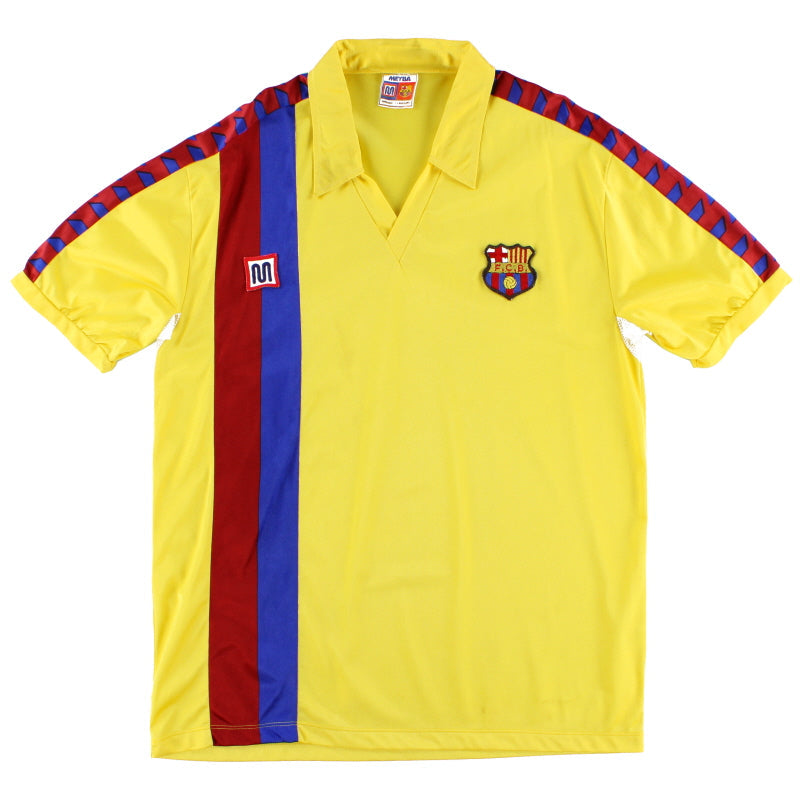 Camiseta de visitante del Barcelona 1984-89 XL