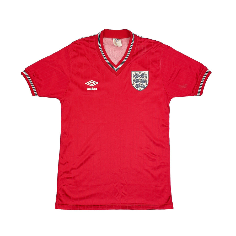 Camiseta de visitante de Inglaterra 1984/87 (Talla S) Umbro