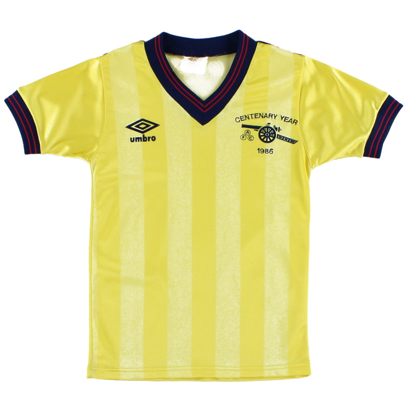 Camiseta Visitante Centenario Arsenal 1985-86 Talla S. Niños