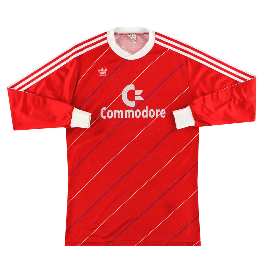 Camiseta de la primera equipación adidas del Bayern de Múnich 1985-86 Manga Larga