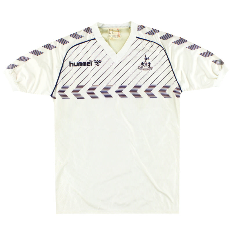 1985-87 Tottenham Hummel Camiseta Local Talla S