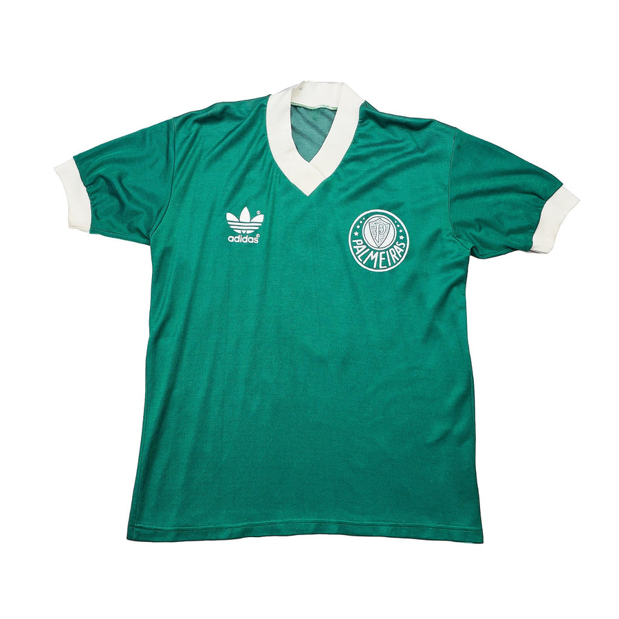 1985/87 Palmeiras #7 Camiseta Titular (M) Adidas