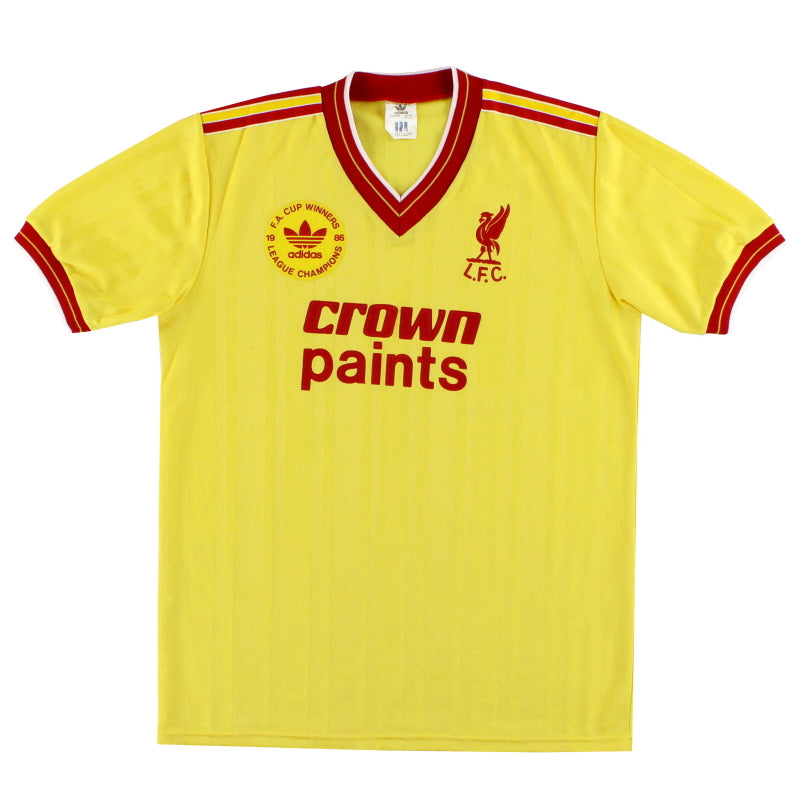 1986-87 Liverpool adidas 'Campeones' Tercera Camiseta S